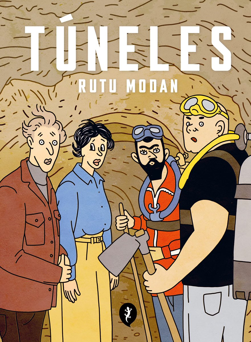 13mdn's tweet photo. "Con agallas e ingenio Rutu Modan construye una sátira afilada salpicada de diálogos ocurrentes, que va dejando por el camino numerosas víctimas, y en la que reparte munición contra todo el que se ponga por delante"@GualScar reseña Túneles @SalamandraGraph
https://t.co/tblRrxkByd https://t.co/icfD8Y1keh