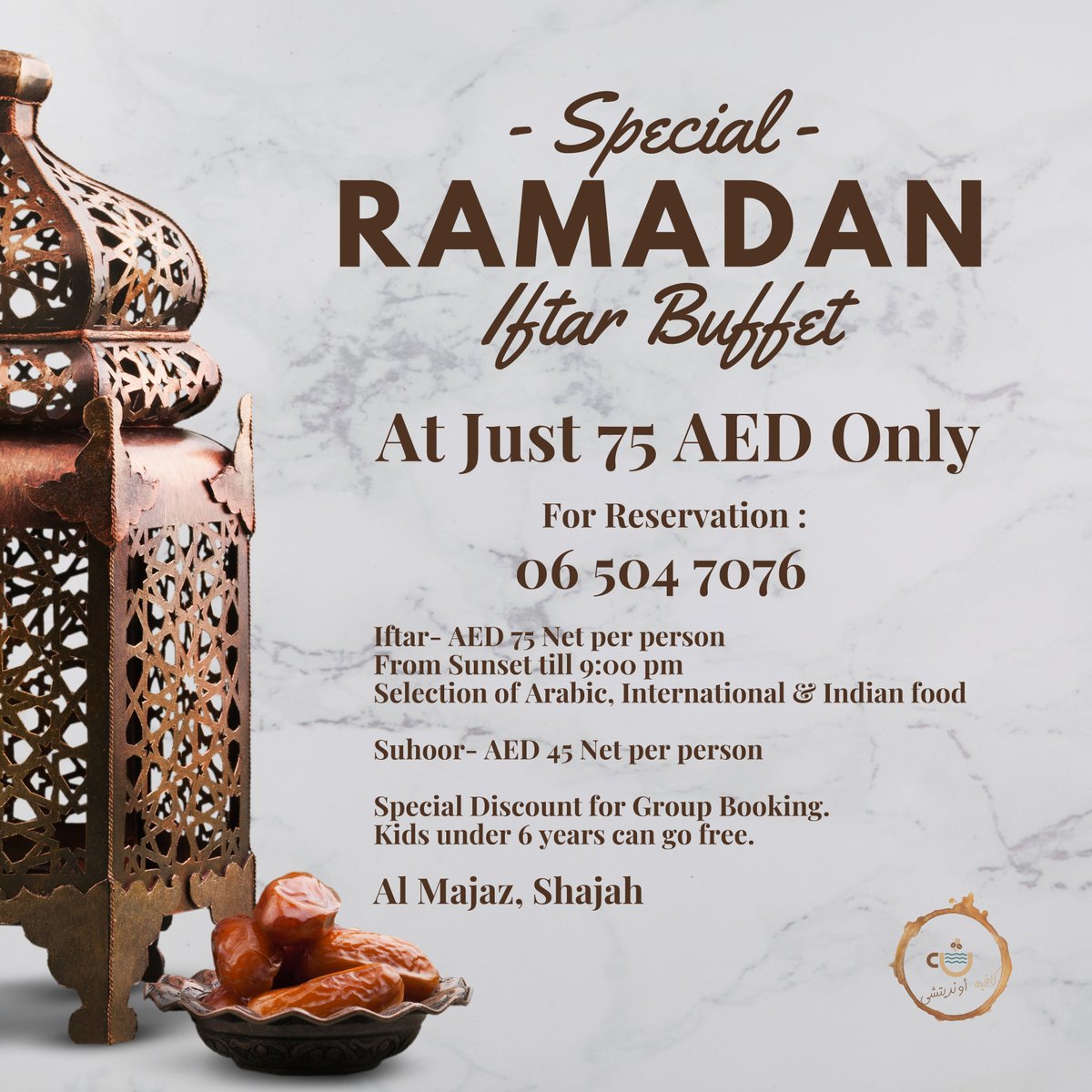 HotelsSharjah's tweet photo. #Ramadan2022  is almost here!! Check out our offer for @marbellarshj at #sharjah https://t.co/HCvzCsh2vh
