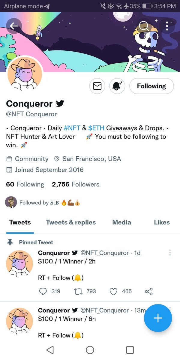 pan37591's tweet photo. @NFT_Conqueror done https://t.co/SVzyTI73Vo