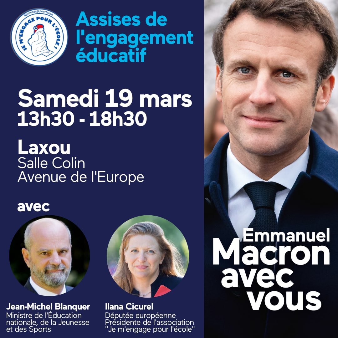 FaireEnsemblefr's tweet photo. #avecvous « L'enjeu est de bâtir la France de nos enfants et non pas ressasser la France de notre enfance.» @EmmanuelMacron  #Elysee2022 #Presidentielle2022 #Macron2022 #EmmanuelMacronavecvous #5ansdeplus @jmblanquer @ilanacicurelrem @avecvous https://t.co/rL5c2wd7DO