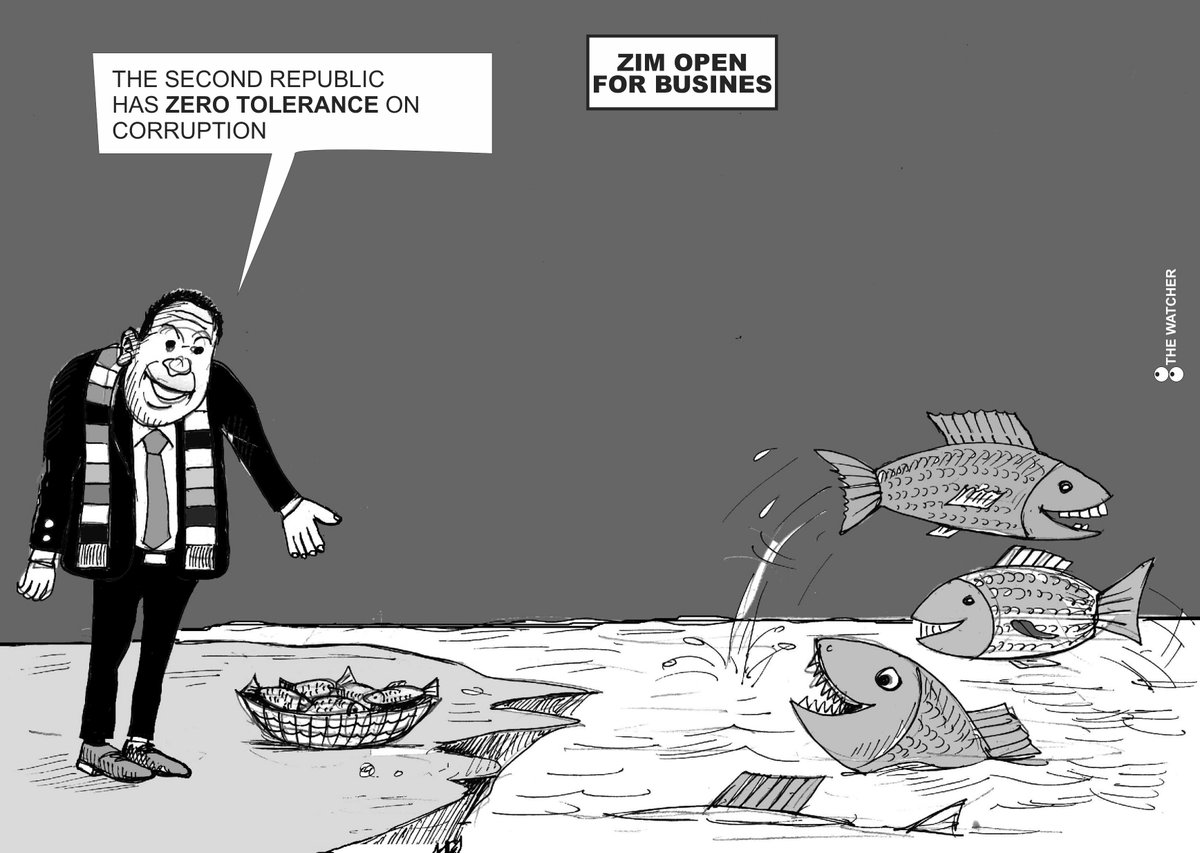 NewsDayZimbabwe's tweet photo. @NewsDayZimbabwe Cartoon March 16 2022 edition
#ZeroToleranceOnCorruption #ZimOpenForBusiness https://t.co/49goyqBg8Z