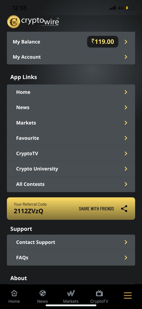 RupamDe62322613's tweet photo. I have earned a lot of money by installing crypto wire app and playing Predict to win.#ReferADost
https://t.co/QZTiBtOxsS https://t.co/wfxHy8jfNb
