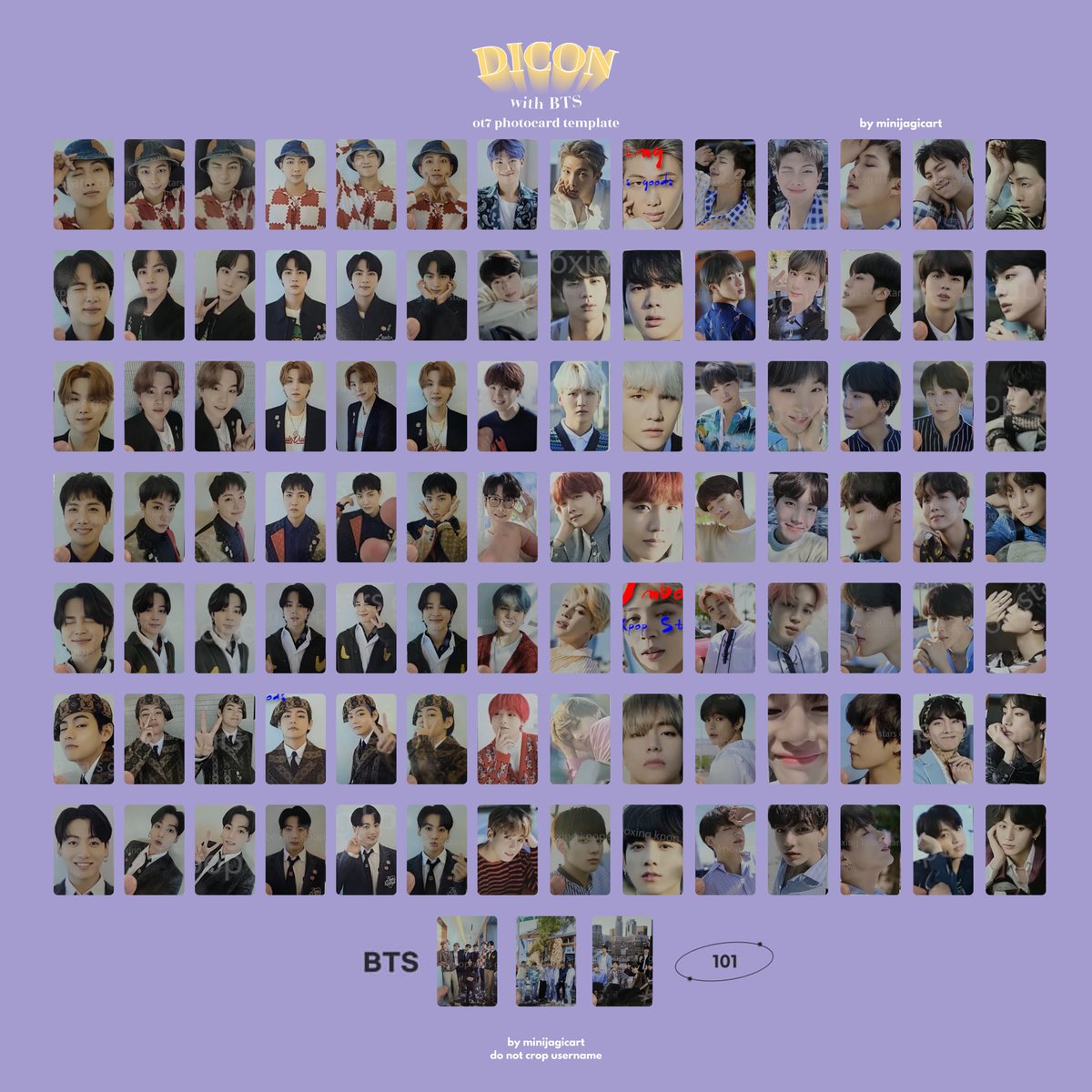 k_arkive's tweet photo. WTS LFB PH ♡ #KRK_BUYS

BTS DICON 101 PC
♡ 25 each/per member + pf
♡ 175 per member set + pf 
♡ normal eta 

mop: gcash 
dop: payo/1 week reservation
will prio those who will get 2 or more! 

t. bts bts dicon pc tingi dicon 101 https://t.co/lMQ7rnZtbp