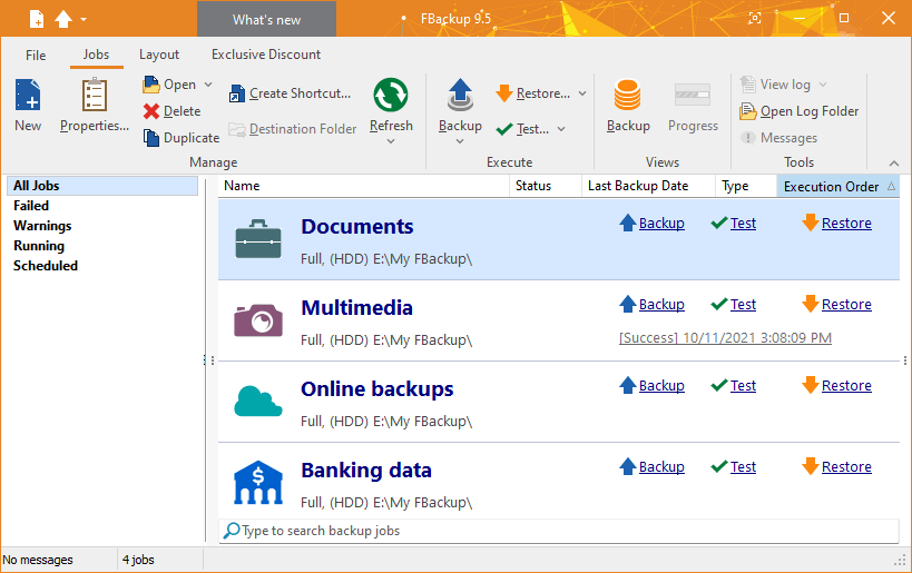 fbackup's tweet photo. #FBackup version 9.5.525 was released. This version includes fixes when restoring pst or ost files from block backups and language updates. Update is recommended.

Download from: https://t.co/pAX3KKSPnF https://t.co/5aYqLRANzw