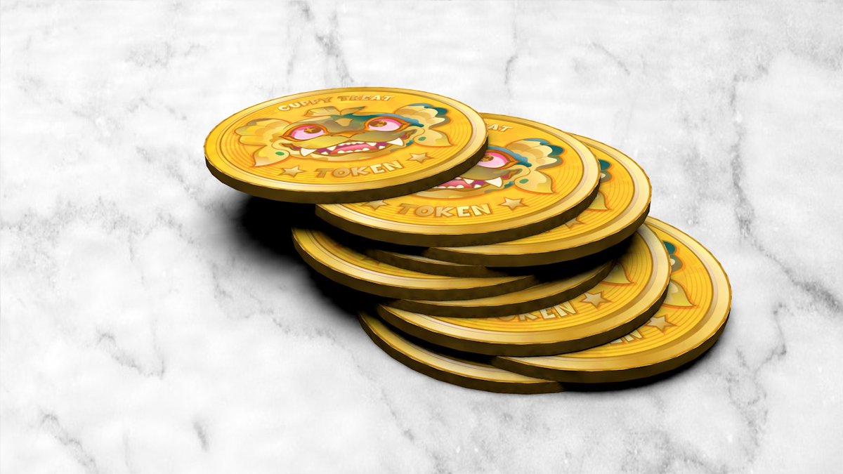 Each #GuppyGangNFT earns 8 Guppy Treat #Tokens per week!
1 $GTT = 1 $GTT

#NFTCommunity #NFT
#GameFi #DeFi 📈