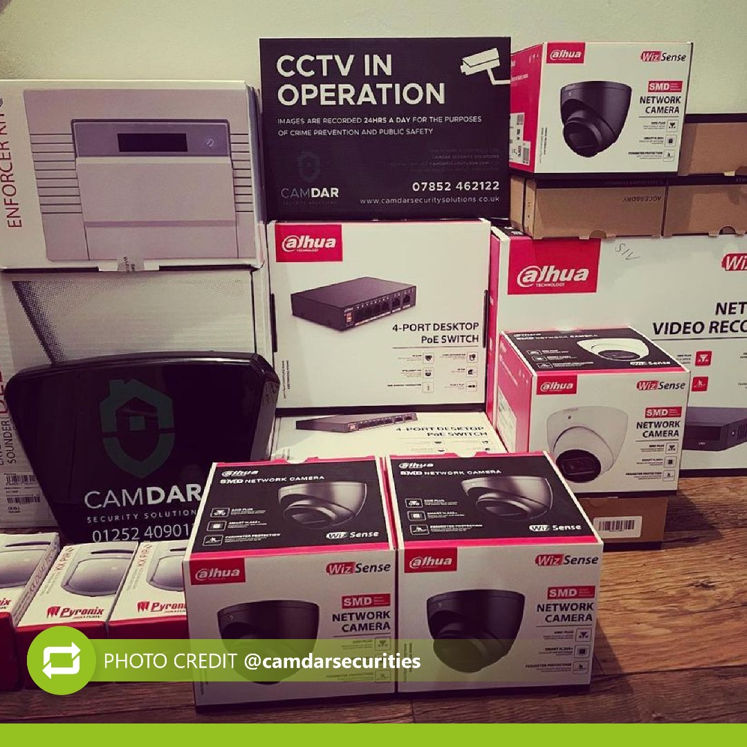 DAHUA_UK's tweet photo. Two systems prepped for a residential install and some of the kit going in is our Dahua 4-cam, 5MP, AI CCTV System for maximum protection #intruderalarm #dahua #intruderalarmsystem #installedwithdahua https://t.co/LS03XQ6gPE