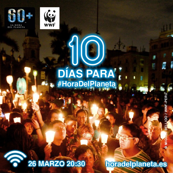 ¡10 días! #HoraDelPlaneta #KmsPorElPlaneta