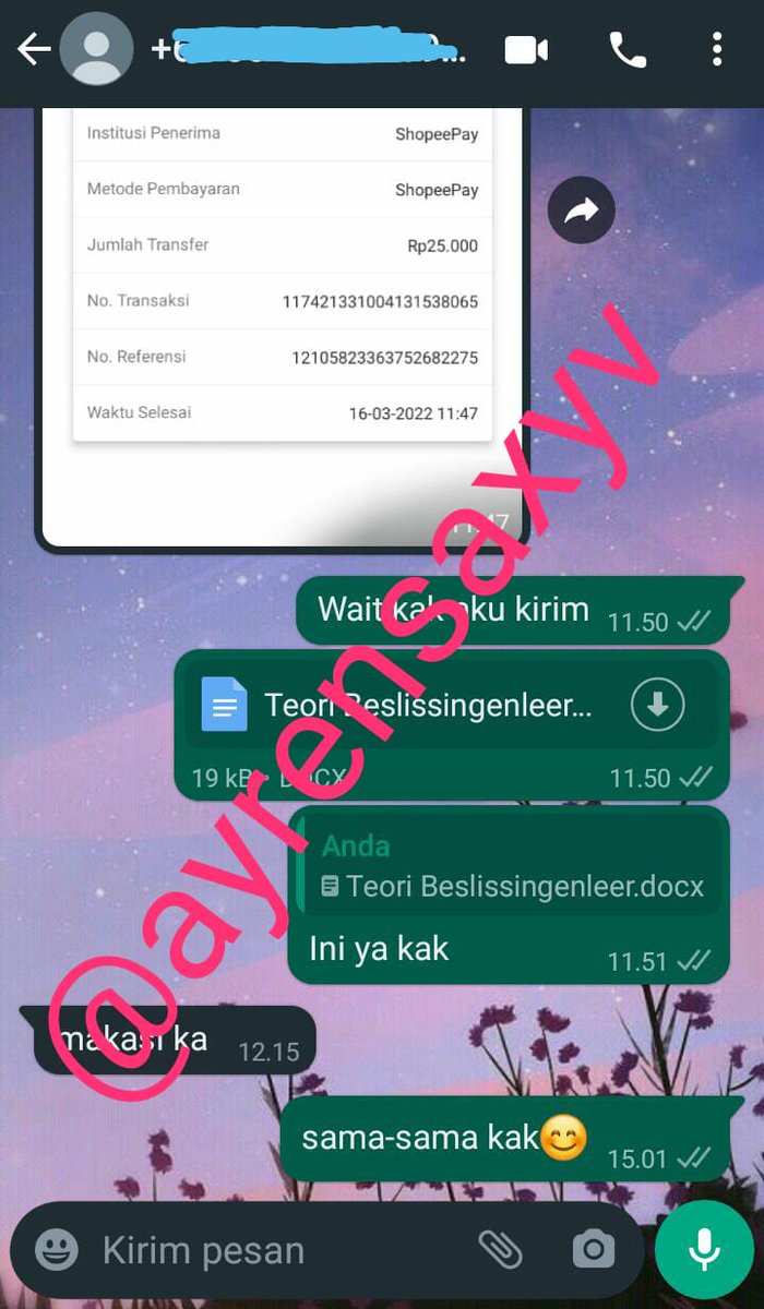 ayrensaxyv's tweet photo. Testimoni joki hukum #jokitugas #zonauangᅠ #Jokiskripsi https://t.co/lVn05Fevn5