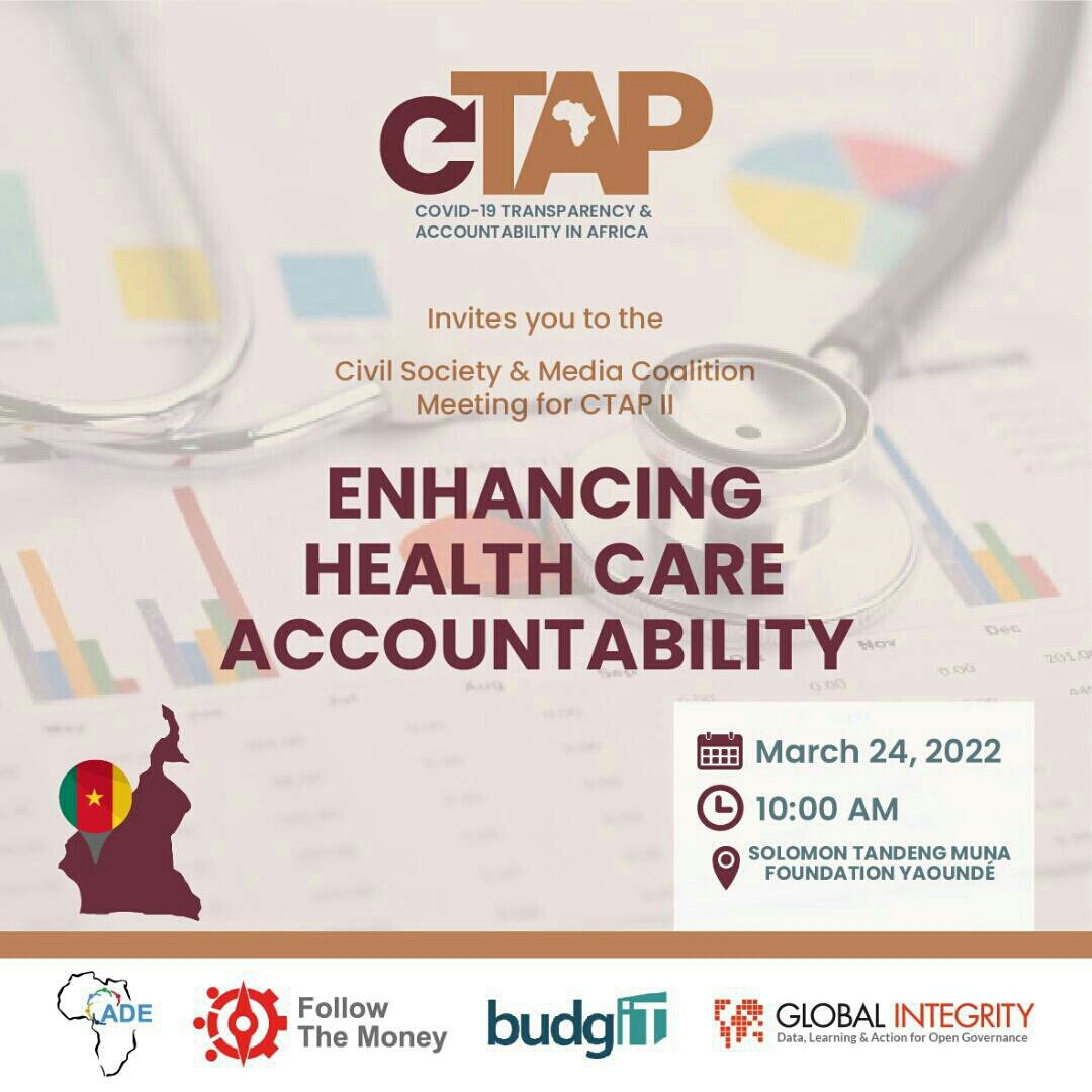 MoneyCameroon's tweet photo. It's Official
CTAP Phase II is here🇨🇲🇨🇲

The aim of this coalition is to converge CSOs and the Media for an elaborate discussion, share learnings and experiences that would facilitate and ensure better financing for health care.

#Anticipate #accountability #enhancinghealthcare https://t.co/ZXqlF04WDS