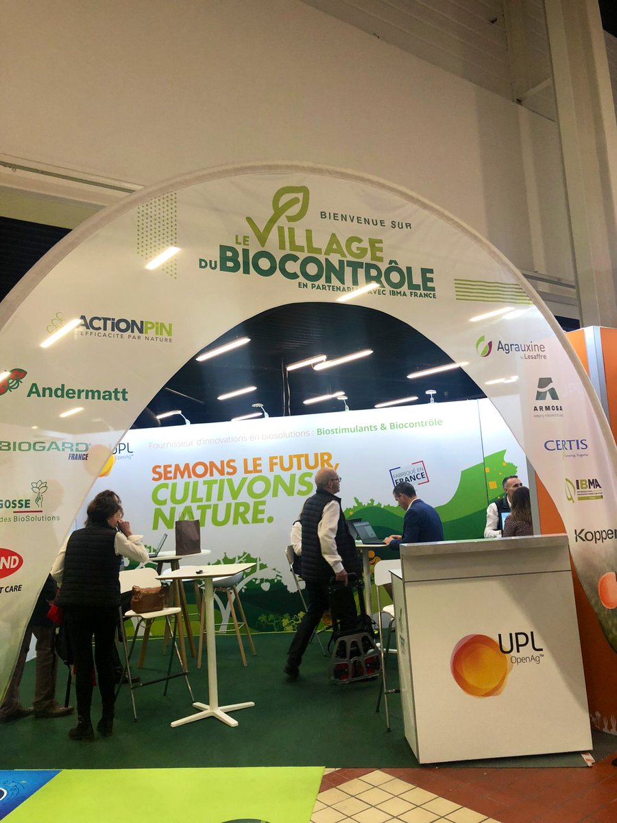 All_Biocontrole's tweet photo. La seconde journée du #Sival22 commence. Rendez-vous au Village Biocontrôle pour découvrir 11 entreprises qui s’engagent dans la transition agroécologique. https://t.co/3ifNCUzQDe
