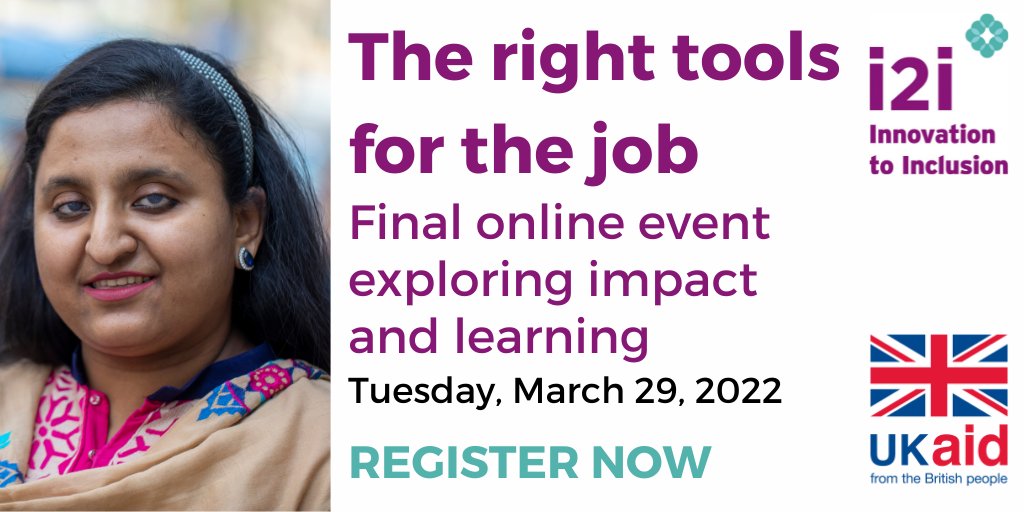 FINAL i2i ONLINE EVENT exploring impact, legacy &amp; challenges ahead in securing a bright future for inclusive employment work in 🇧🇩&amp;🇰🇪
- Breakout groups for deep learning
- Launch of i2i Learning Legacy resource hub
- Film premiere
- OPD voices
REGISTER NOW
us06web.zoom.us/meeting/regist…