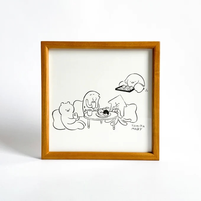 明後日から「おともたち展」がスタートします🎊
おともたちの原画やラフ、活動内容の展示のほか、
新作グッズをご用意しました!
オリジナルグッズの方も、少しですが用意しています。
また、ぬいぐるみは後日追加納品します!
よろしくおねがいします。
@otomotachi 
#おともたち展 https://t.co/ijlFVtEguR 