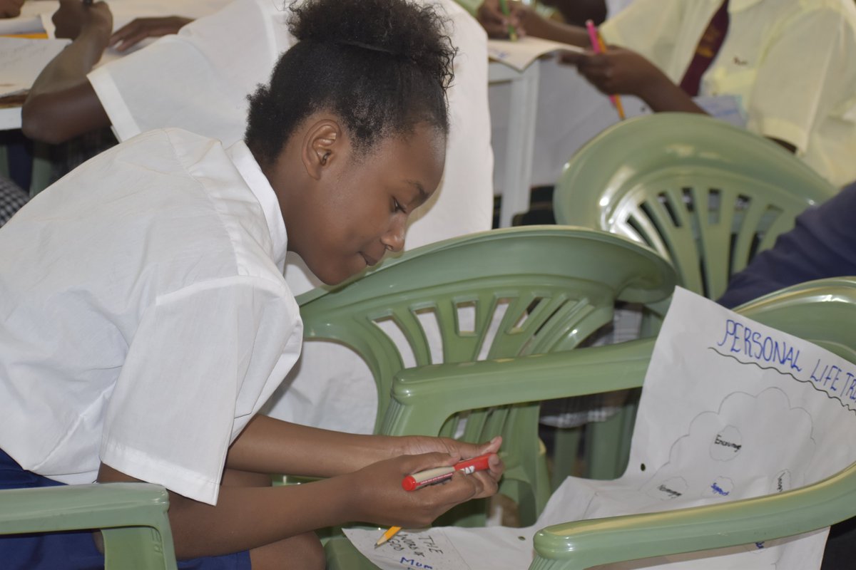 KEeducationfund's tweet photo. Our very own Norlena Albert  CJ took the students through the essential topic of Personal Hygiene &amp; Etiquette .  
#kenyaeducation #educationmatters #lifeskills #personalhygiene #etiquettetips https://t.co/hmKFILU7Cr