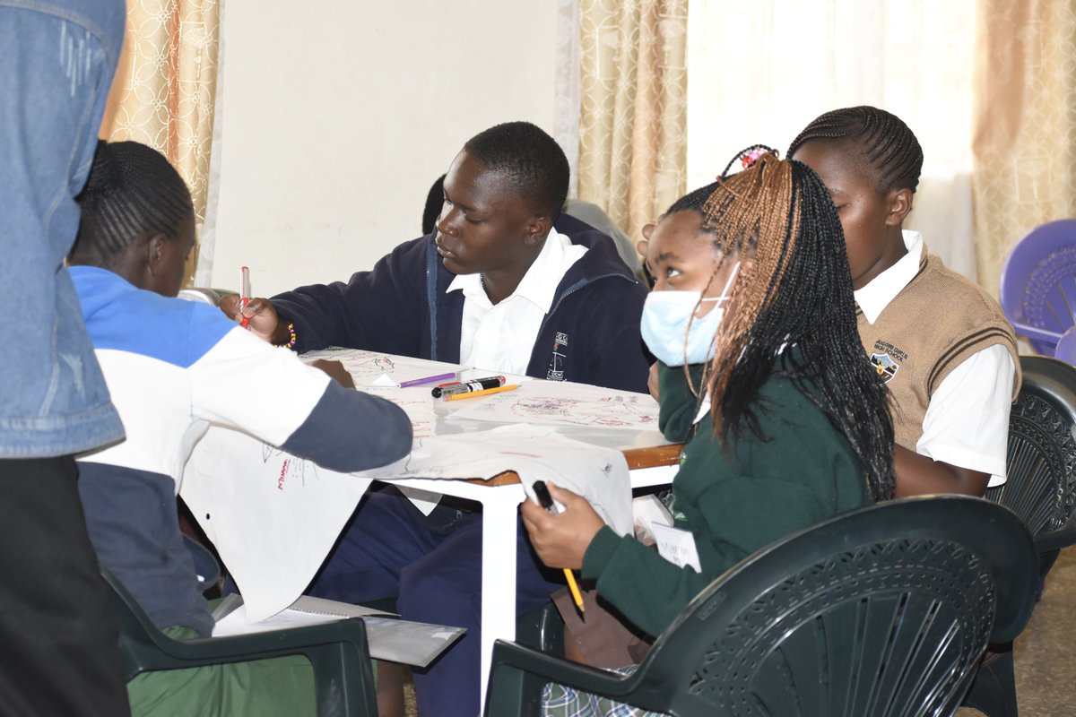 KEeducationfund's tweet photo. Our very own Norlena Albert  CJ took the students through the essential topic of Personal Hygiene &amp; Etiquette .  
#kenyaeducation #educationmatters #lifeskills #personalhygiene #etiquettetips https://t.co/hmKFILU7Cr