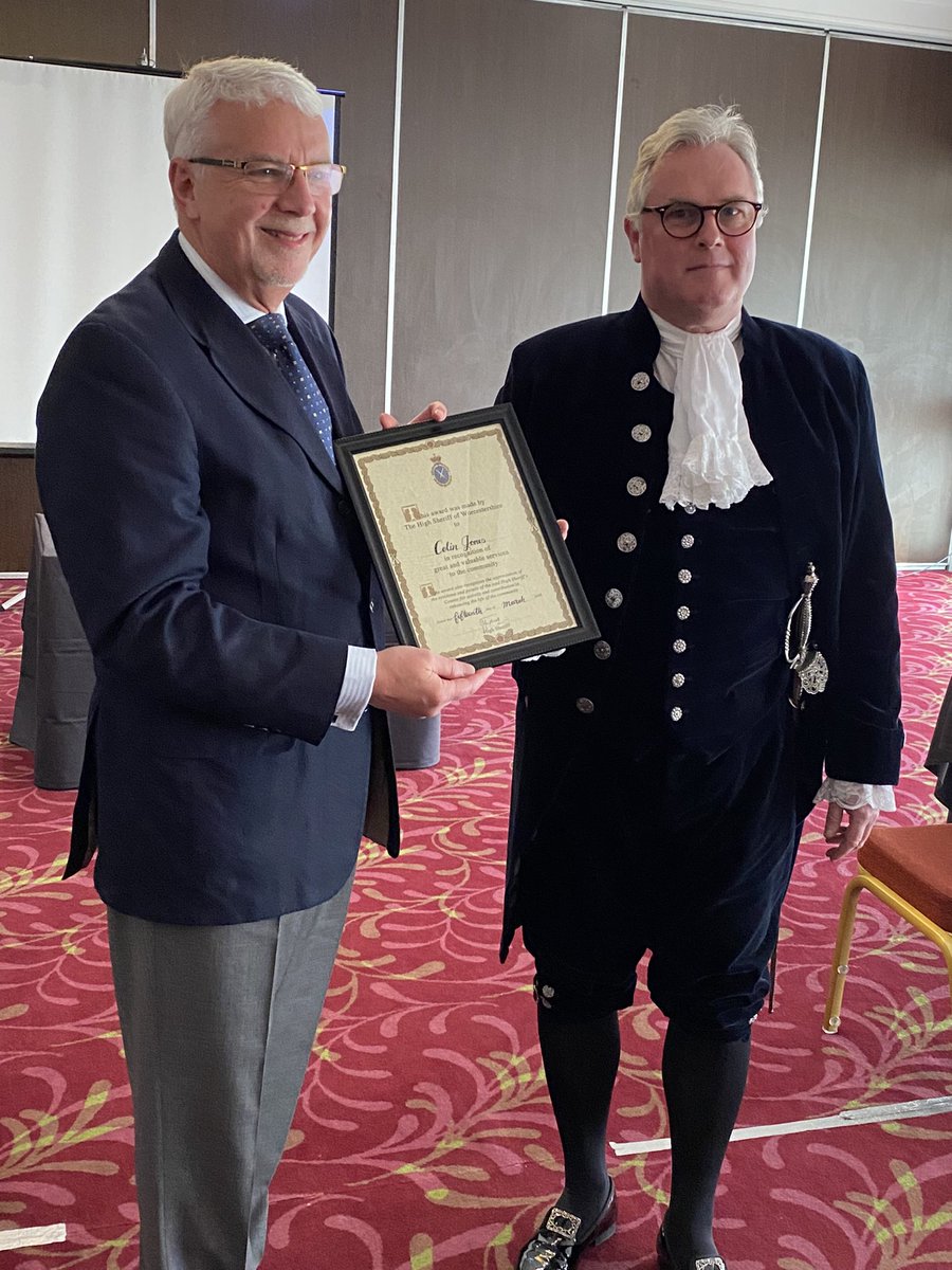 High Sheriff of Worcestershire (@hsworcs) on Twitter photo Honoured to be able to present High Sheriff Awards to Simon Downes and Colin Jones for their incredible work as mentors <a href="/Mentor_Link/">MentorLink</a>. Delighted also to be able to announce a financial award from the High Sheriff’s Fund <a href="/WorcsGiving/">Worcestershire Community Foundation</a>. Congratulations!
#mentoring
#mentalhealth Honoured to be able to present High Sheriff Awards to Simon Downes and Colin Jones for their incredible work as mentors <a href="/Mentor_Link/">MentorLink</a>. Delighted also to be able to announce a financial award from the High Sheriff’s Fund <a href="/WorcsGiving/">Worcestershire Community Foundation</a>. Congratulations!
#mentoring
#mentalhealth