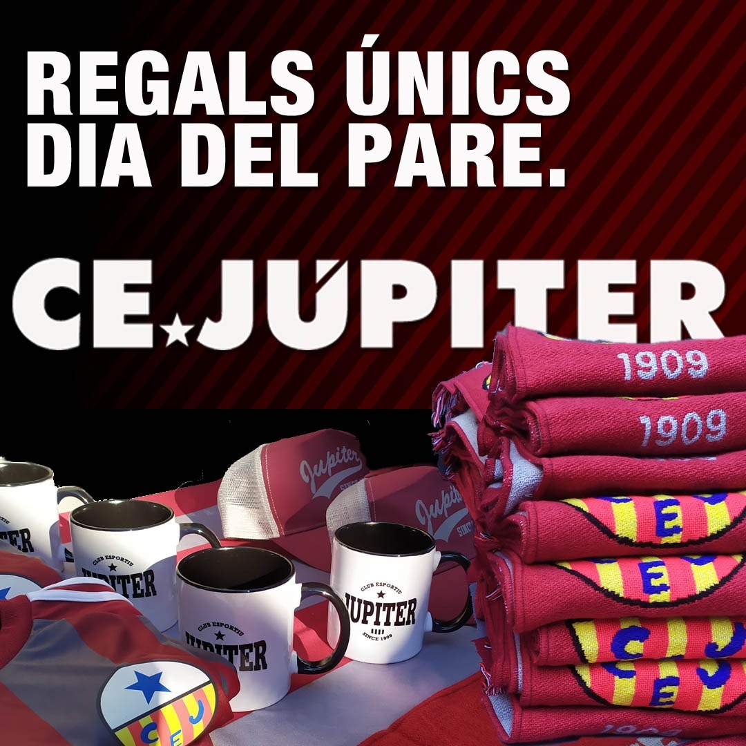 CE_Jupiter's tweet photo. 19 de Març
Dia del Pare.
Tenim els millors obsequis, regals únics i especials.
#SomJupiter #cejupiter https://t.co/FfuNrQaaFH