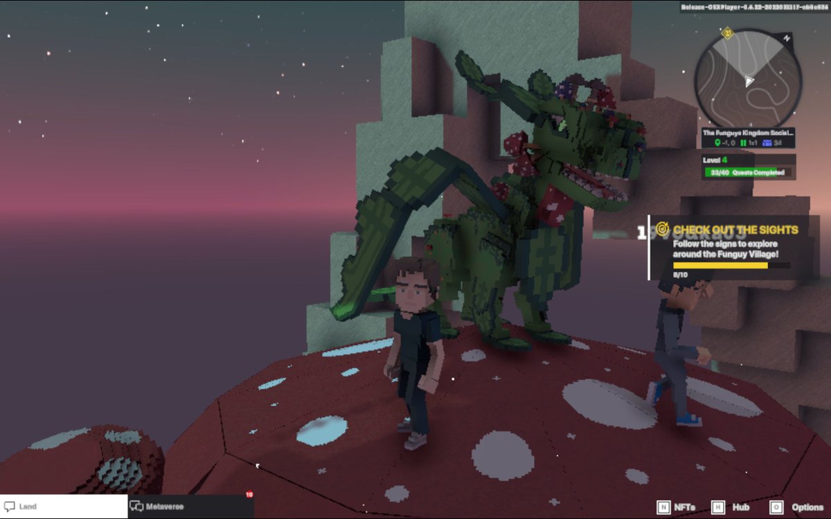Giampi2211's tweet photo. @TheSandboxGame I just participated in the daily #SandboxAlphaS2Contest for a chance to earn up to 1,000 $SAND! Starting March 15 - Selfie with the mushroom dragon. Check out my screenshot below! 👇 #SandboxAlphaS2 https://t.co/WnW3ZCT8ob