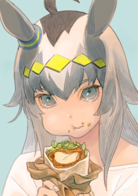 ツイスターもぐもぐオグリン#ウマ娘 #オグリキャップ 
