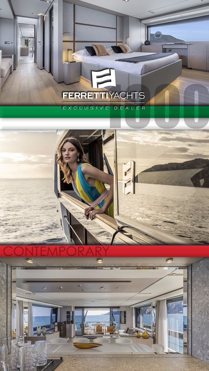 ExecutiveYacht's tweet photo. What’s your preference? Classic or Contemporary?
#design #yacht #yachtforsale #italian #ferrettigroup #ferrettiyachts #luxury #fashion #Canada #Toronto #justlikehome https://t.co/7MCd60gKC4