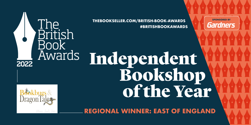 Congratulations to <a href="/Bookbugsdragon1/">Bookbugsdragontales📚</a>, Independent Bookshop of the Year Regional Winner for East of England!

#Nibbies