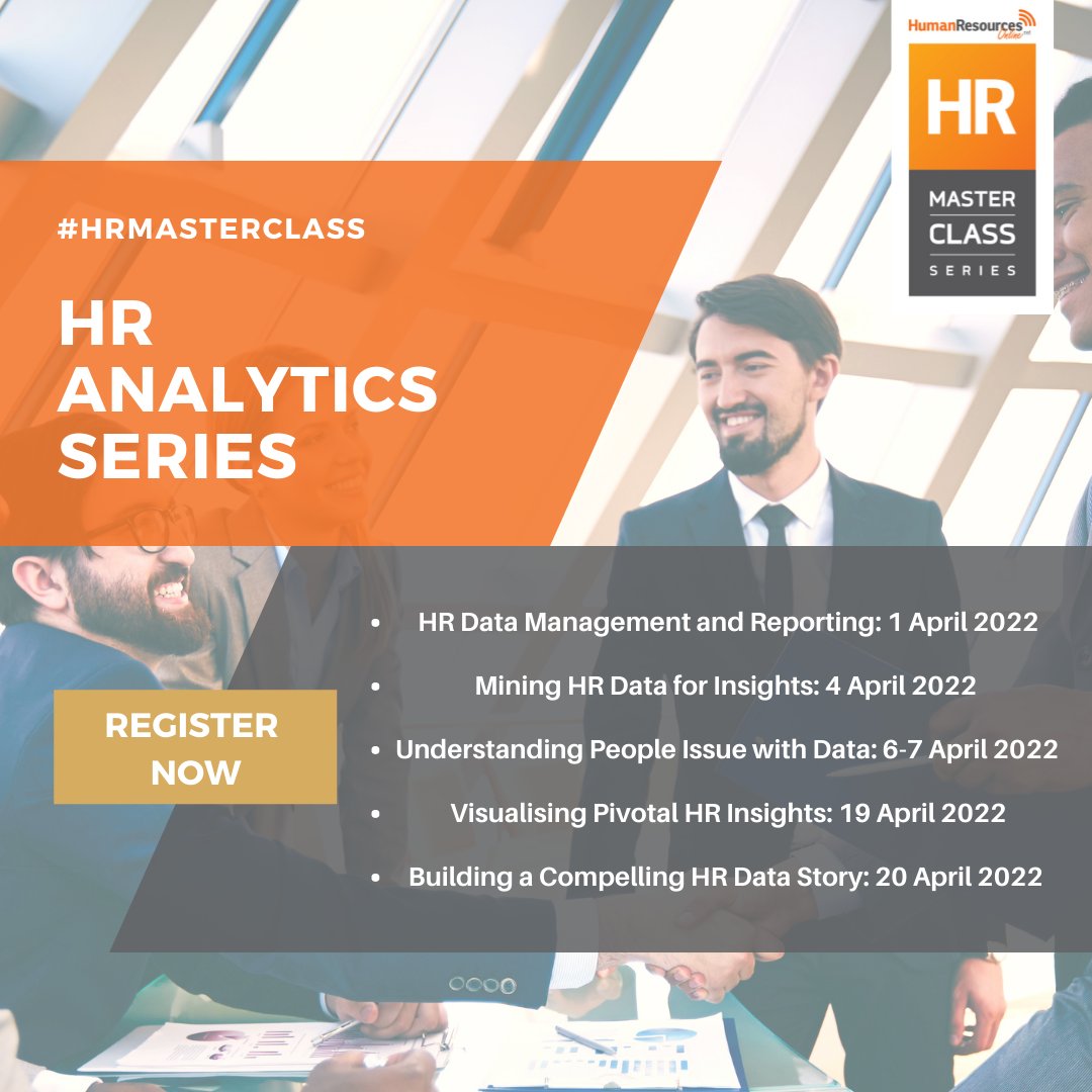 Mag_HR's tweet image. With numerous studies showing the direct correlation that training has to staff morale, retention, and profitability, we want YOU to send your team to our best-selling #HRmasterclass HR Analytics series!

Check it out here: bit.ly/35pEgc8