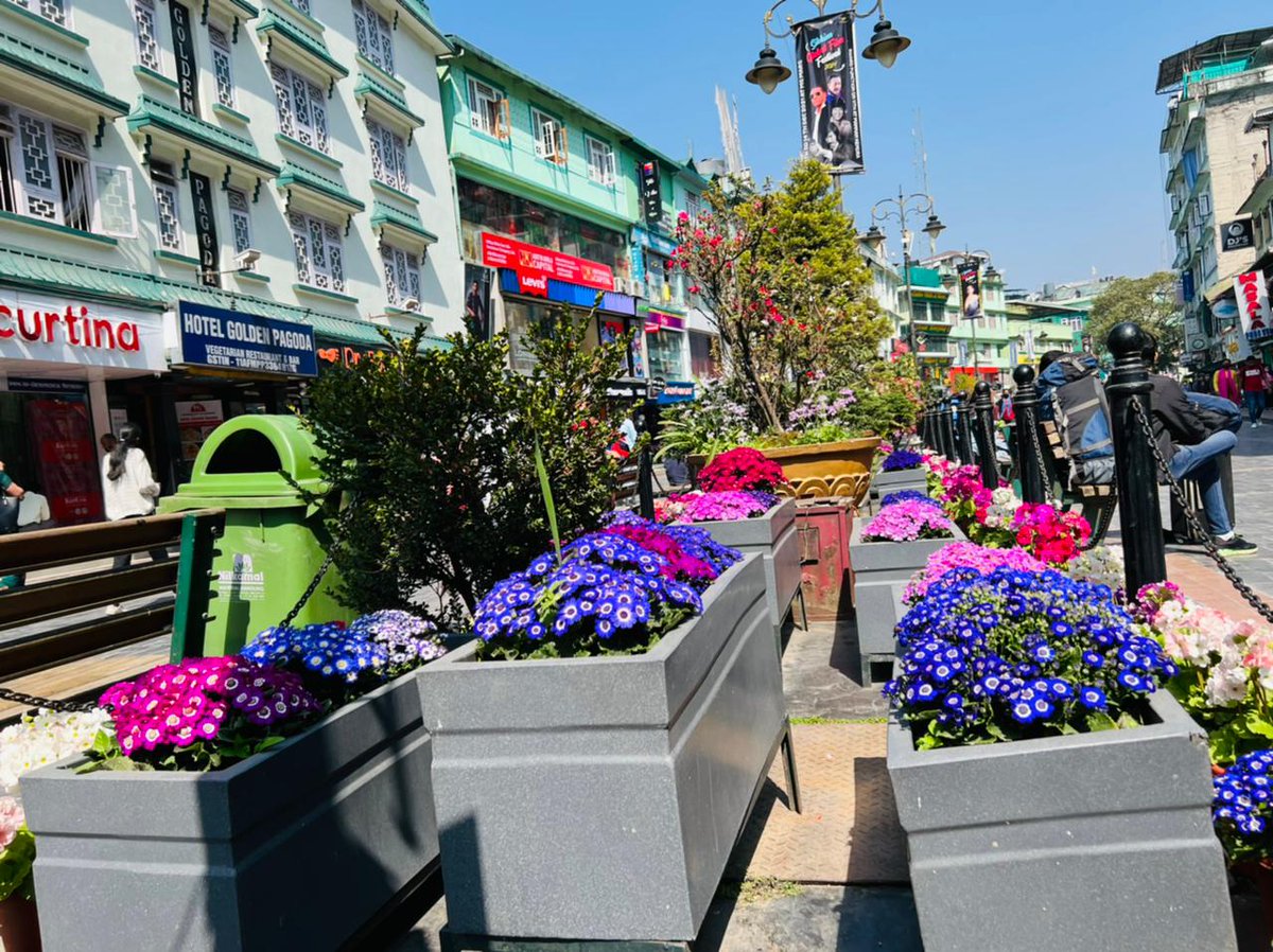sikkimgovt's tweet photo. Among various measures to keep our cities clean, green, beautiful & liveable, the Urban Development Dept has also been beautifying them with seasonal flowers. #CleanSikkim
#BeautifulSikkim
#CleanestCity
@Governor_Sikkim
@PSTamangGolay @MoHUA_India @MTSherpa1 @TourismSikkim https://t.co/nXjKMHvcbr