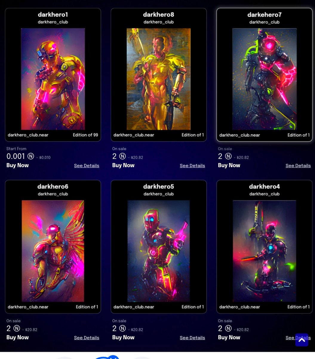 new drop collection นะคะ บนparas
มีเเจกฟรี 4 item ตามลิงค์จ้า
give away 4 item  now

paras.id/darkhero_club.…

#nftart #nft #cryptoart #nftcommunity  #nftcollection #nftthailand #cryptocomnft 
#binancenft #opensea #FOUNDATION #PARASnft