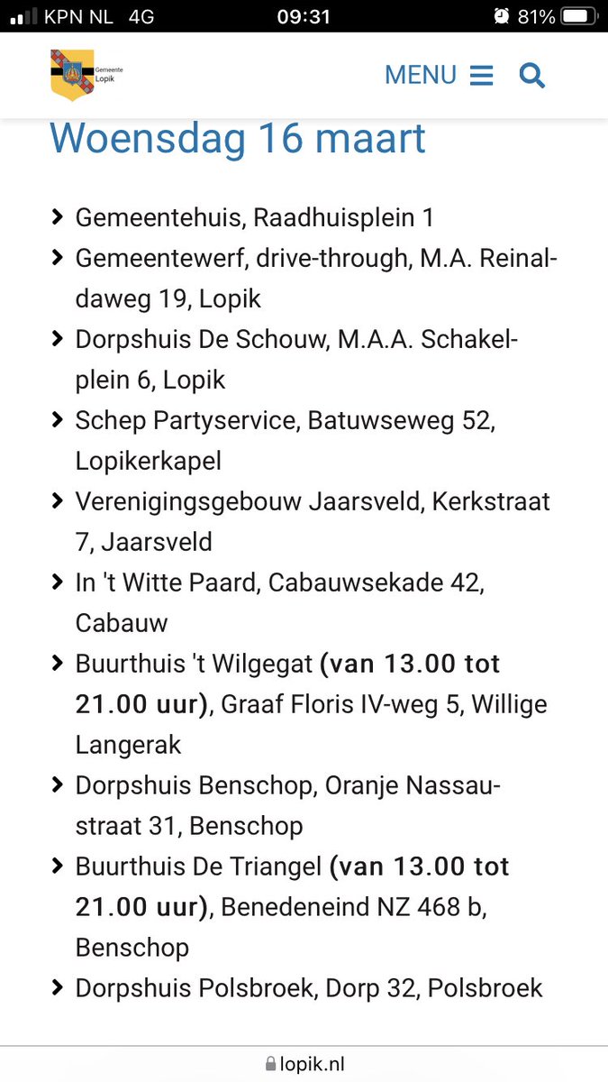 De leden van de 10 stembureaus <a href="/GemLopik/">Gemeente Lopik</a> zijn er klaar voor; u ook? Ga stemmen, juist nu!! #gemeenteraadsverkiezing2022