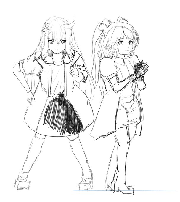 皆様お仕事学校お疲れ様です✨
@Nameless_77444 さんのオリキャラが可愛かったので描き描きさせていただいてます♪
まだ色は塗れてません💦
#お絵描き #絵描きさんと繋がりたい 