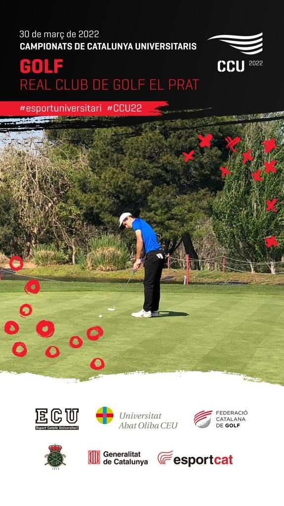 fcatgolf's tweet photo. 📢Si ets universitari en algun centre de Catalunya, pots participar al Campionat de Catalunya Universitari, amb el suport de la #FCGolf.
📍Es disputarà al @golfelprat el proper 30 de març al recorregut groc.
✍️No t'ho pensis i apunta't.👇
https://t.co/BjTZgwf1YC https://t.co/pxc0313JOw