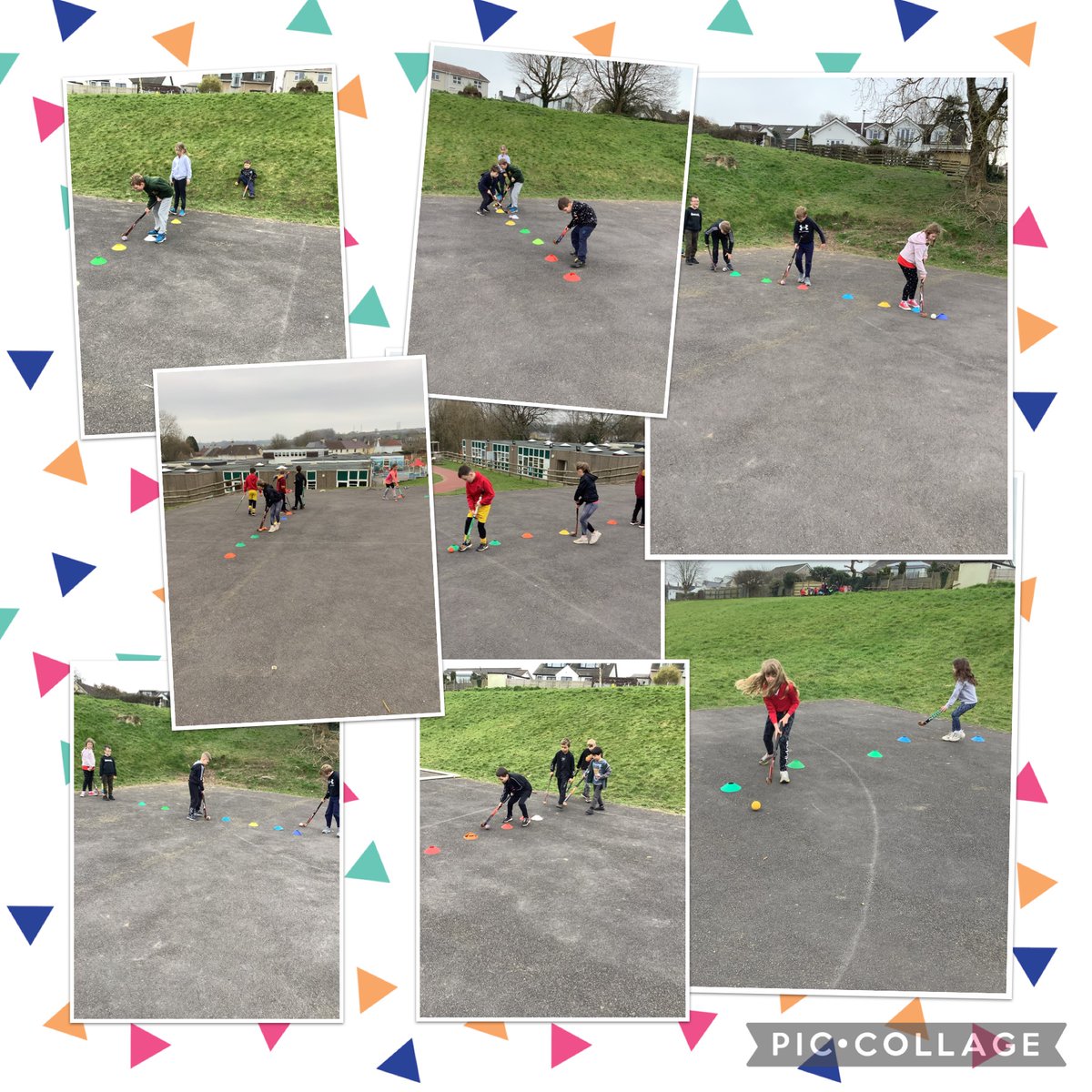 YBontFaen's tweet photo. Year 3 learning new ball skills playing hockey 🏑
#Healthyconfidentindividuals #healthandwell-being https://t.co/3XDJTfK4vF