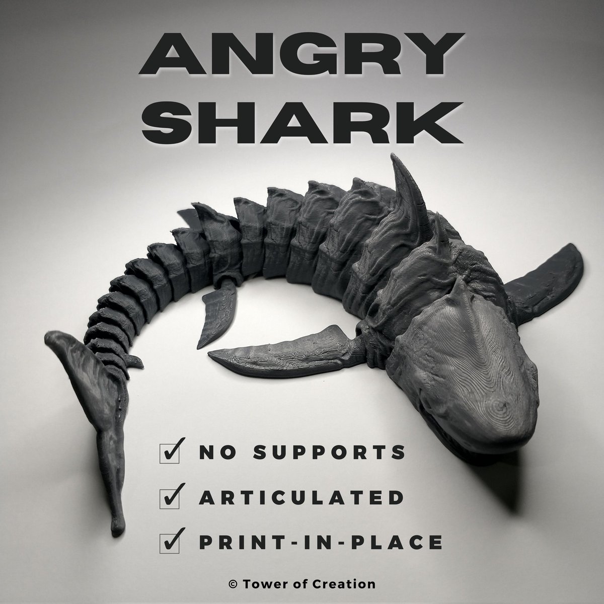 I caught a very angry fish, go there on <a href="/Cults3D/">Cults.</a> for you to see!!!

💜cults3d.com/en/3d-model/ar…

#3Dprinting #3dart #3dprint