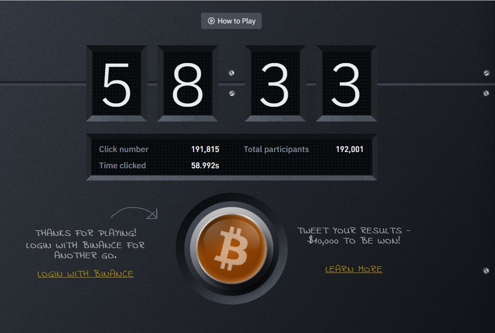 #BitcoinButton #Binance