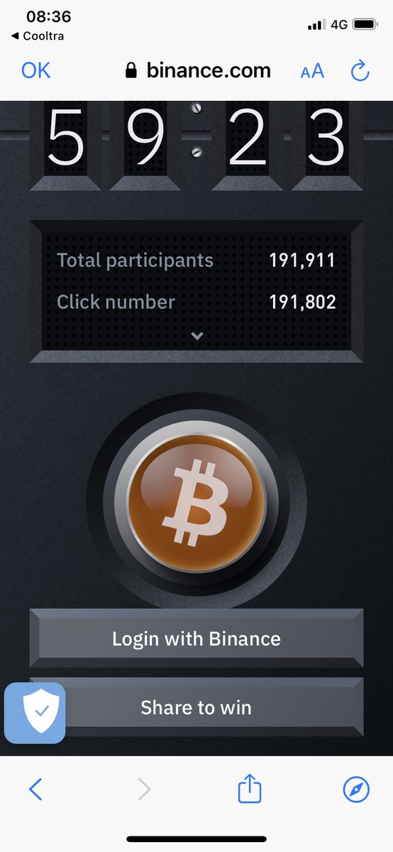cryptodri1's tweet photo. #bitcoinbutton #Binance https://t.co/er1XPJ1k8t