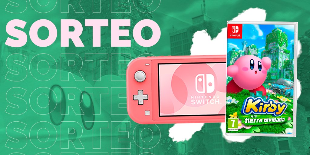 3djuegos's tweet photo. SORTEO 🤩 ¡Llévate una Nintendo Switch Lite Coral + copia Kirby y la tierra olvidada!

✅ Síguenos @3djuegos 
✅ RT este tuit
✅ Usa #DemoKirbySwitch y dinos qué es lo que más te ha gustado de la demo

Hasta 23:59h y solo España* https://t.co/ktQcrkXk0w