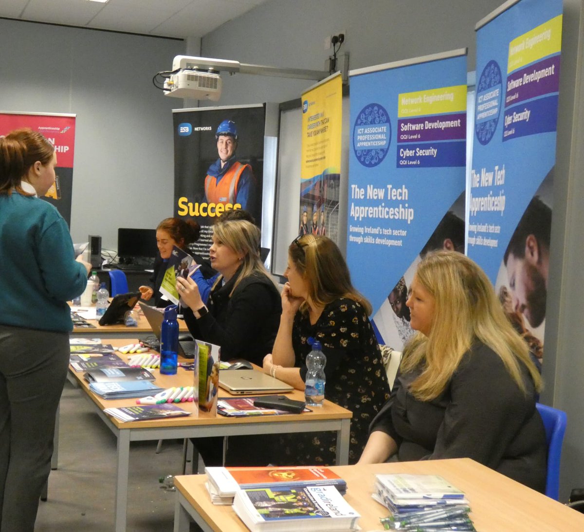 curragh_cc's tweet photo. 6th year students attended a Career and Progression event in @NewbridgeYtdc this week. @KWETB #career #progression #community https://t.co/uETeeNqzPL