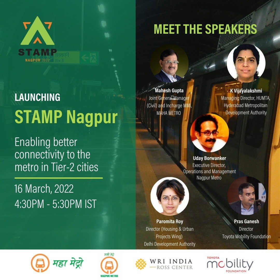 MetroRailNagpur's tweet photo. Can leveraging data play an essential role in creating more dynamic transport systems in India's growing Tier-2 cities?
Find out more at our panel discussion as part of the STAMP Nagpur launch at Today 4:30 PM
https://t.co/YWB5TjNAVP
#STAMPChallenge #ConnectNagpur #NagpurMetro https://t.co/KA1tE0QLOv