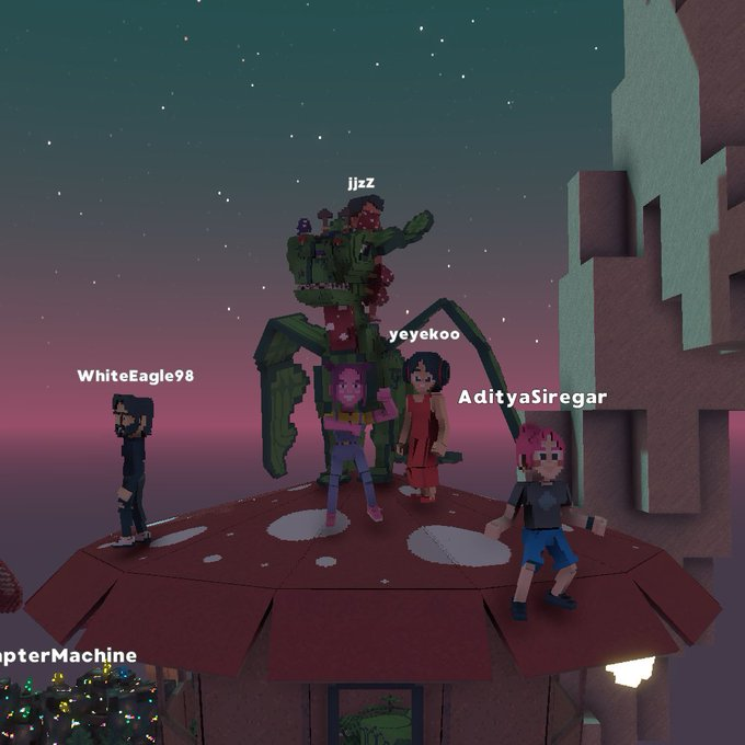 Monytalib's tweet photo. @TheSandboxGame I just participated in the daily #SandboxAlphaS2Contest for a chance to earn up to 1,000 $SAND! Starting March 15 - Selfie with the mushroom dragon. Check out my screenshot below! 👇 #SandboxAlphaS2 https://t.co/ayNv6YbME7