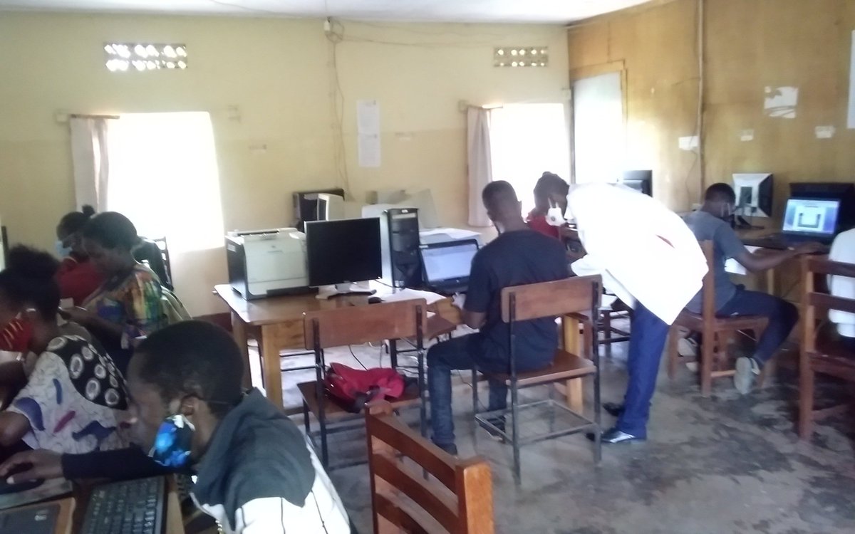 Modula assessment of Certified Computer Users in progress at AEC Community College #DIT #TVET #VET #SkillingUganda