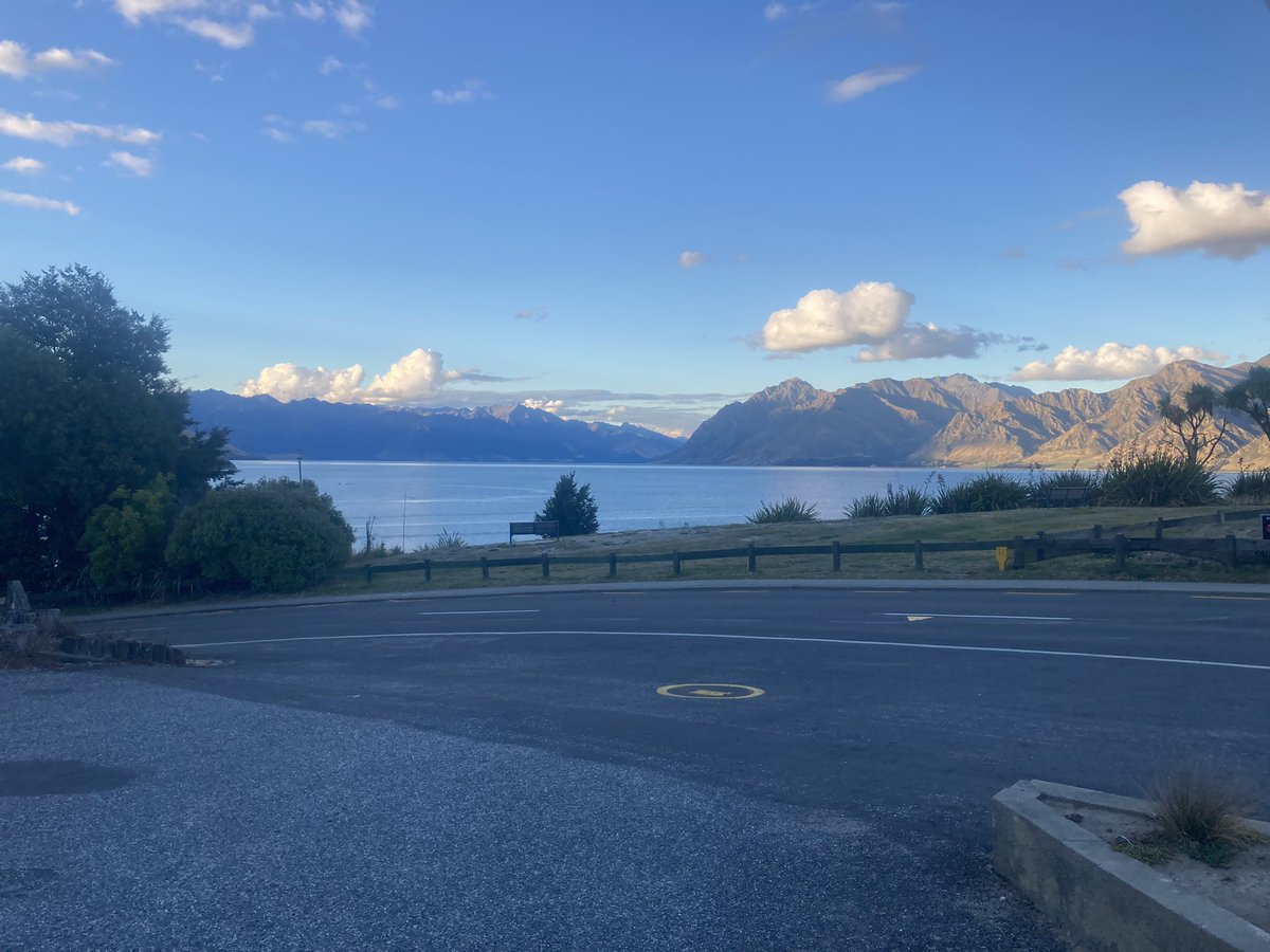 target_focus's tweet image. Lake Hawea tonight. Riding over Haast pass was a highlight for me. Some of the boys are feeling it but doing an epic bike packing adventure without any prep for that to you #TourAotearoa