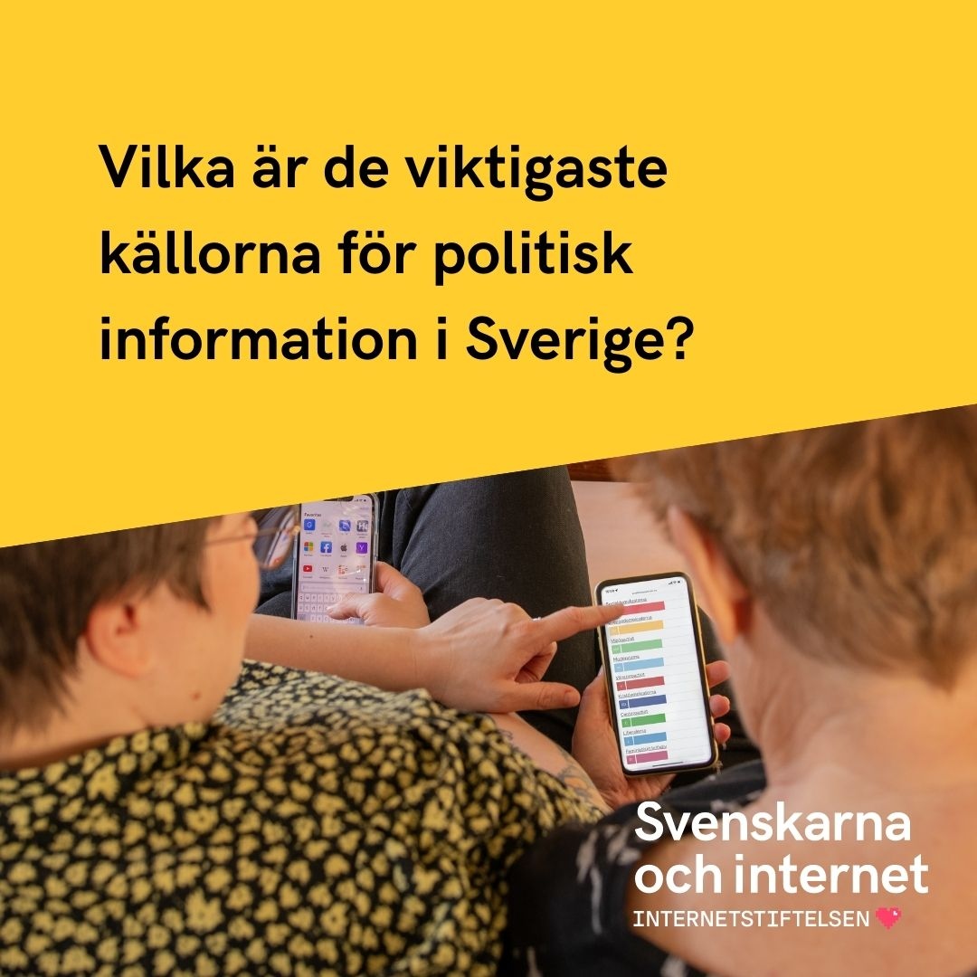 Internetstiftelsen (@stiftelsen) on Twitter photo Den 5 april 2022 släpper vi en delrapport av undersökningen Svenskarna och internet med fokus på politik. Lanseringen sker under ett digitalt event, där inbjudna experter reflekterar kring rapportens insikter.
Eventet är kostnadsfritt – anmäl er här:
internetstiftelsen.confetti.events/svenskarnaochi… Den 5 april 2022 släpper vi en delrapport av undersökningen Svenskarna och internet med fokus på politik. Lanseringen sker under ett digitalt event, där inbjudna experter reflekterar kring rapportens insikter.
Eventet är kostnadsfritt – anmäl er här:
internetstiftelsen.confetti.events/svenskarnaochi…