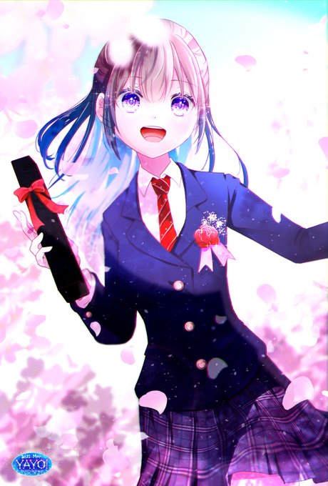 卒業のtwitterイラスト作品