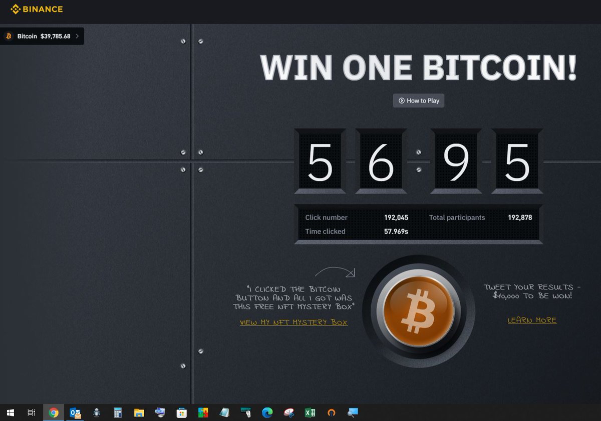 omersonerozer's tweet photo. #BitcoinButton etkinliğine katılmak için turuncu butona tıklatıver.

Ballıysan #Bitcoin kazanabilirsin az ballıysan #NFT kazanıyorsun, kazanılan #NFT bal oranına göre değişiyor.
#Binance 
Katılma linki: https://t.co/ITYaPUfc25 https://t.co/CkdKvs97b0