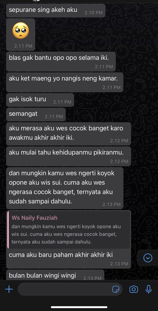 sudahipeluh's tweet photo. Pada dasarnya kita hanya punya diri kita. Semangat untuk kita. https://t.co/Z4SEzC2GFR