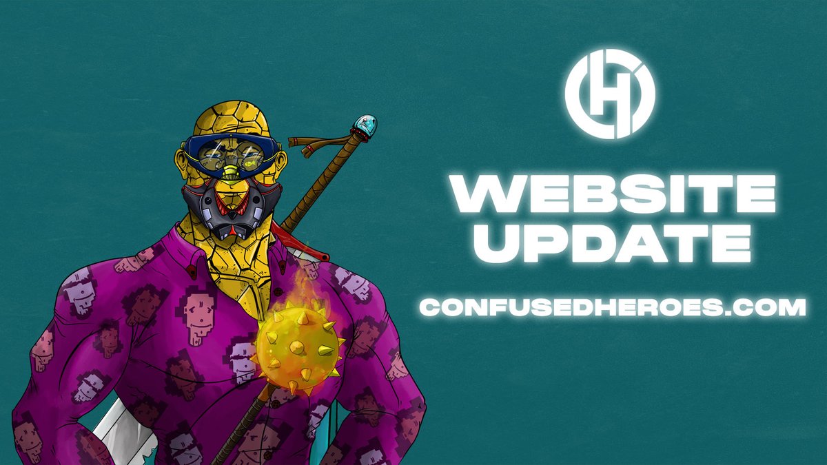 ConfusedHeroes's tweet photo. 📢 Website Updates 
+Video 
+Pre-Mint Activities
+Caption Contest 2 

👉 https://t.co/ld81OVhc4V 👈

#NFT  #NFTCommunity https://t.co/GiPfikCOlz