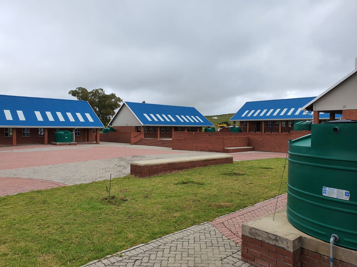 DBE_SA's tweet photo. #ASIDI The school boasts a borehole water treatment plant, 22 toilets and adequate classrooms for the more than 300 learners who attend the school. https://t.co/iDqjhrC27N