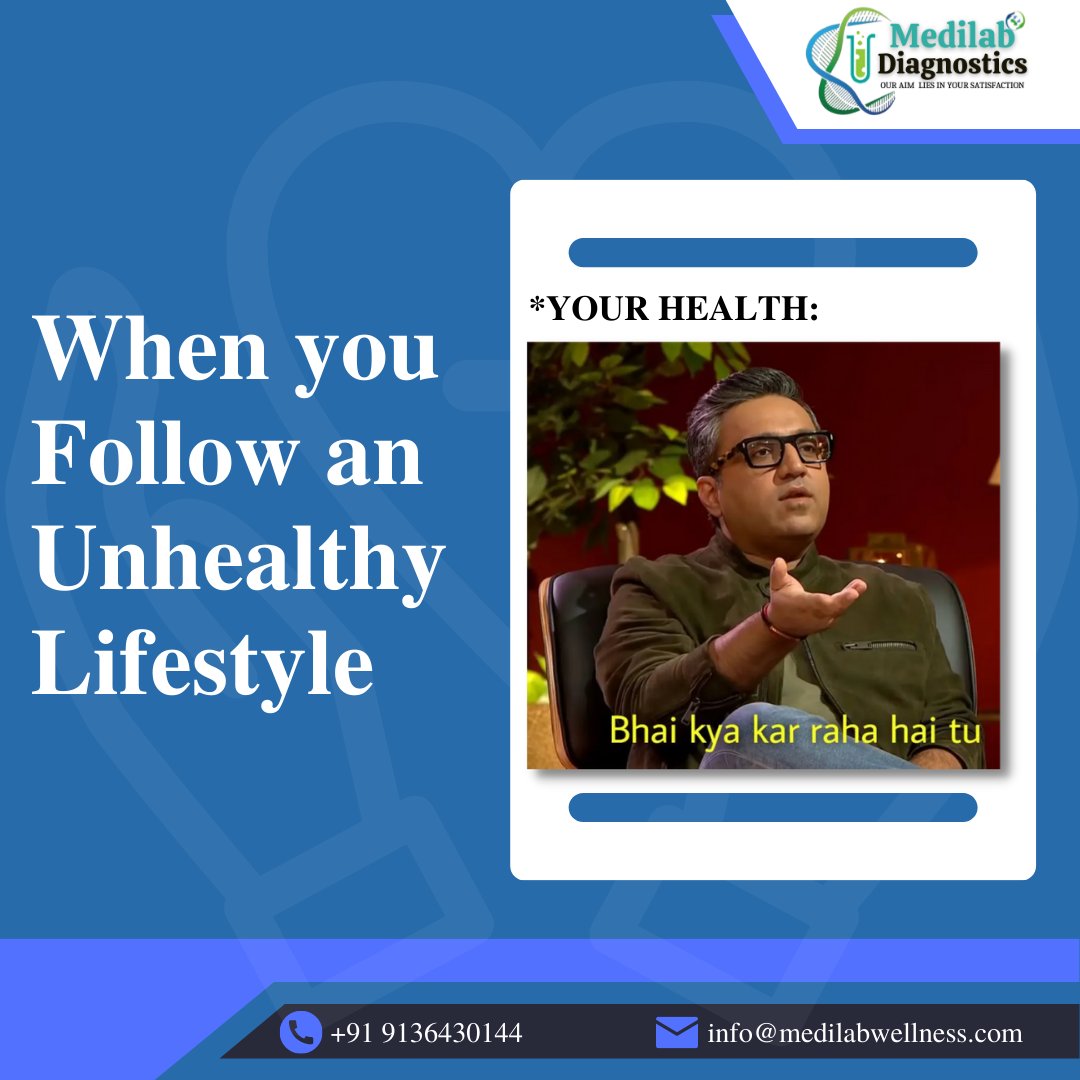 MedilabDC's tweet photo. A #healthylifestyle  is a way of living that lowers the risk of being. seriously ill or dying early. https://t.co/3tyVpP0zTo