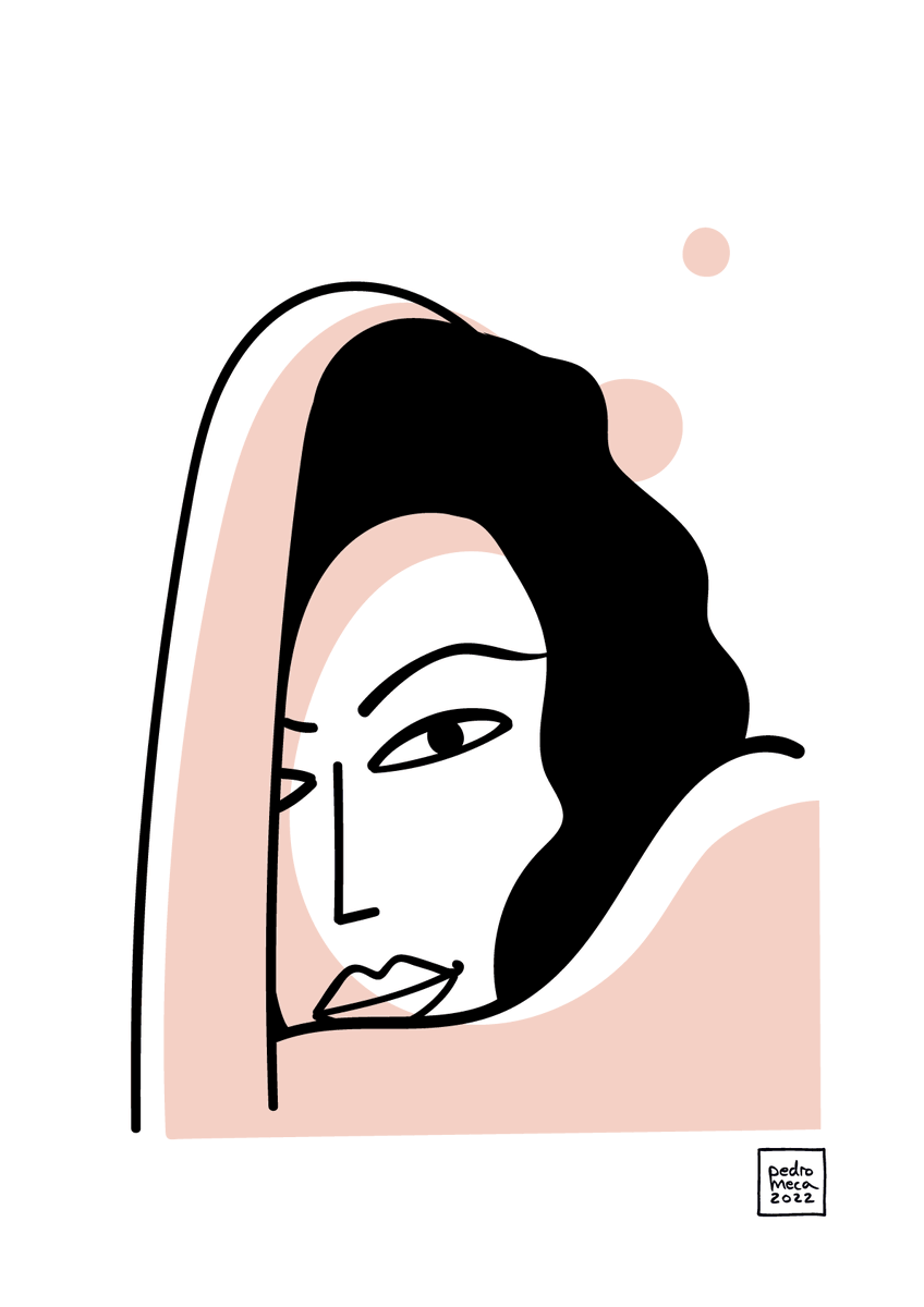 pedro_meca's tweet photo. La relación entre la masa de color y la línea ha sido siempre mi obsesión en el terreno de la ilustración. He aquí otro trabajo de laboratorio.
#woman #illustration #adobeillustrator #pedromeca https://t.co/M7l8CLRPrF