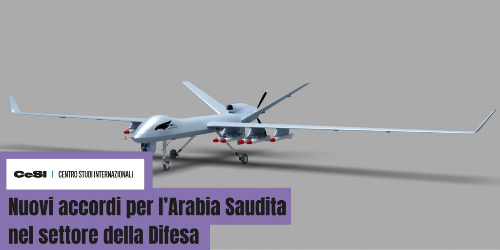 CentroStudiInt's tweet photo. 🤝 #Riyadh e #Pechino hanno firmato un accordo strategico per la costruzione di droni in stabilimenti sauditi.
Quali le prospettive all’orizzonte e i significati politici dell’intesa?

👉 Leggi la nostra analisi: https://t.co/WPnSA66W6F https://t.co/O2vPtVElQs