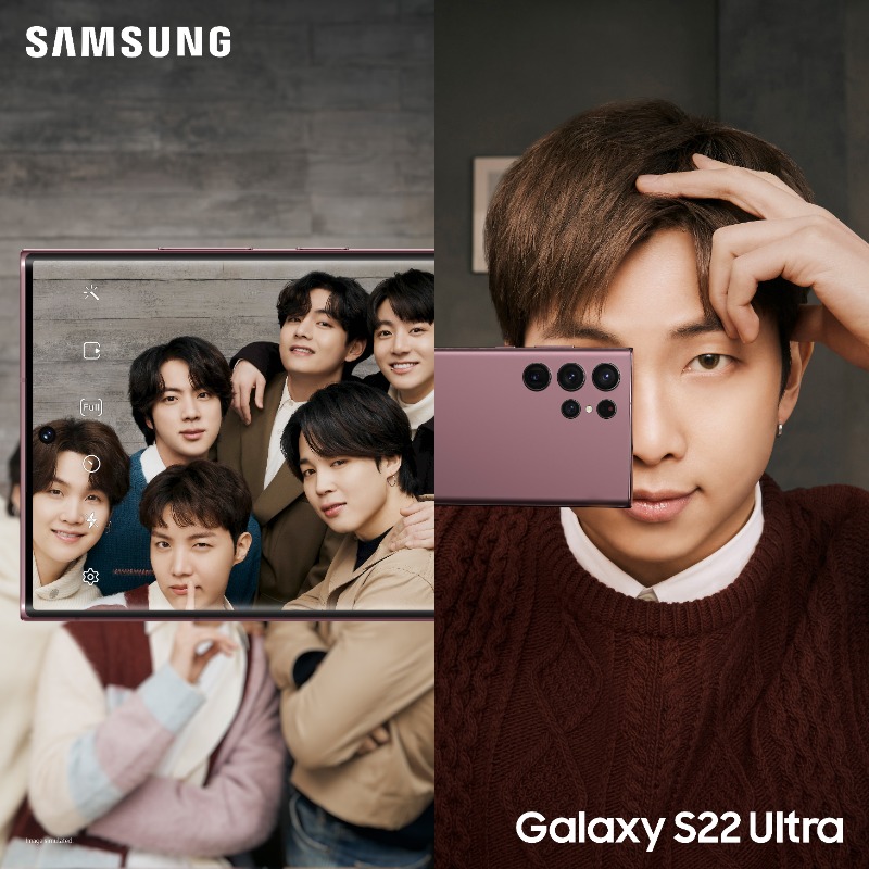 SamsungSAUDI's tweet photo. هل تستطيع أن تتألق معه، كما تألقت BTS؟ اشترِ هاتف #GalaxyS22 Ultra الآن واكتشف مستوى جديداً من التكنولوجيا الفريدة.

احصل على مفاجآت و قيمة إضافية 300 ريال عند استبدال هاتفك القديم.

تطبق شروط وأحكام برنامج الاستبدال